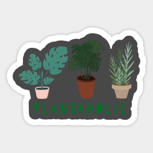 Plantaholic Sticker